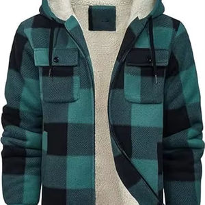 Chaqueta de invierno para hombre con logotipo personalizado de alta calidad 2024, chaqueta cortavientos informal de lona con capucha, 100% de algodón, impermeable y transpirable - Product Image 1