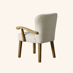 Silla de Comedor Estilo Rústico de Madera Maciza de Oslo con Acabado en Caoba y Balcones para Espacios Multiusos - Product Image 5