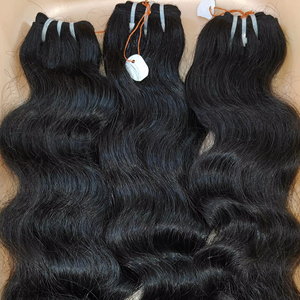 Vente en gros de paquets de cheveux humains brésiliens et indiens bruts de 28 pouces à alignement des cuticules de qualité 10A Extensions de cheveux humains de couleur claire - Product Image 3