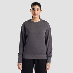 Sudadera de Cuello Redondo de Doble Punto para Mujer - Cómoda y Elegante, para Uso Diario Informal y Actividades al Aire Libre - Product Image 1