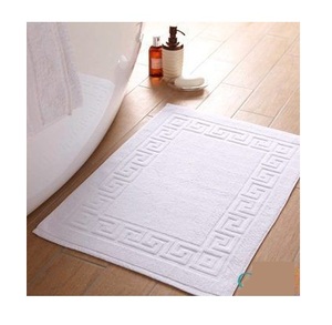 Hotel Supply White Bath <b>Mat</b> 100% Cotton High Quality Bath <b>Mat</b> Hotel Bath <b>Mat</b> Wholesale Exporter - Product Image 2