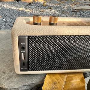 Loa di động mini Mosbros DS40 kiểu dáng Marshall, thiết kế retro, có loa trầm, hỗ trợ USB/TF/FM/BT/AUX - Product Image 5