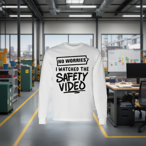 Pas de soucis, j'ai regardé la vidéo de sécurité, t-shirt à manches longues - Product Image 3