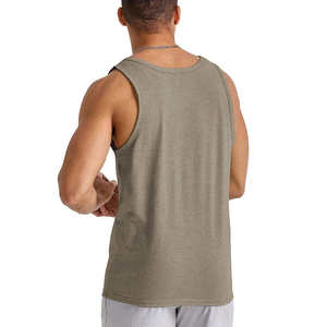 Débardeurs d'entraînement personnalisés en gros, fabricant OEM, fournisseur, gilet sans manches en coton, marque privée, production en vrac - Product Image 3