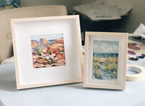 Tableau de cadre photo simple moderne américain Taille personnalisée COULEUR NATURELLE Cadre photo MDF cadre photo en MDF vente en gros de cadre photo mdf - Product Image 2