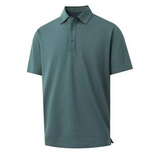 Polo en tissu élégant pour hommes vêtements de sport à manches courtes à séchage rapide vente en gros polo pas cher pour hommes - Product Image 4