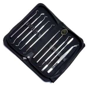 Kit de práctica dental para estudiantes, instrumentos de entrenamiento de llenado de cavidades para principiantes con condensadores de amalgama, juego de sondas de espejos - Product Image 2