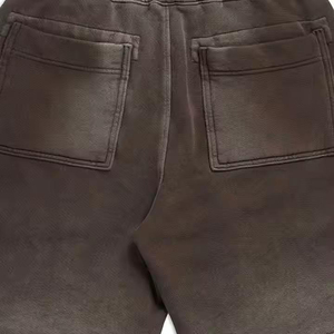 Top Trending Sale Pantalones cortos para hombres para la venta en línea Lavado ácido Tela de algodón grueso Pantalones cortos para hombres Ropa de moda Uso casual Invierno - Product Image 6