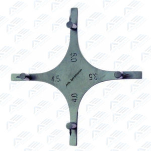 เกจวัดความสูงทางทันตกรรมสแตนเลส อุปกรณ์ทันตกรรม เครื่องมือทันตกรรม โพซิชันเนอร์ บูนเกจ สำหรับทันตกรรม คุณภาพสูง - Product Image 3