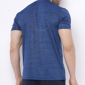 Gran oferta de camisetas de Fitness de media manga para hombre, camiseta de Fitness de media manga de algodón orgánico 100% para hombre - Product Image 5