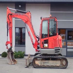 Miniexcavadora JCB 85Z-1 usada a bajo precio, 8.5 toneladas, con 3 cucharones, giro de cola cero, excavadora hidráulica en venta - Product Image 1