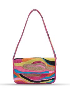 Sac à main artisanal MS en perles de verre multicolores avec poignée, sac décontracté à porter à la main, sac baguette indien fait main de forme personnalisée - Product Image 2