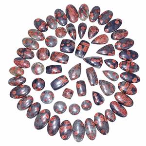 Beautiful Natural Mexican Peanut <b>Obsidian</b> Loose Gemstone Wholesale Mix Shape and Size Cabochon Gemstone for Use Jewellery Making - Product Image 4