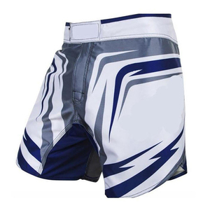 Pantalones cortos de Muay Thai DE LUCHA Mma Kick Boxing elásticos lisos al por mayor de fábrica de alta calidad, ropa de artes marciales, pantalones cortos de Muay Thai de secado rápido - Product Image 5
