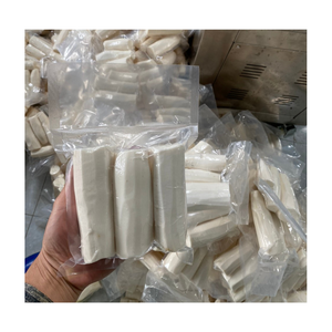 Tapioca congelada de Vietnam, pelada y cortada, IQF procesada para una frescura duradera, envasada al vacío, OEM y etiqueta privada disponible - Product Image 3