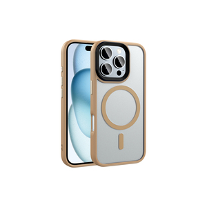 Coque en silicone magnétique pour Magsafe pour iPhone 16 Pro, coque de téléphone fine de luxe, dos mat, compatible avec la charge sans fil INS - Product Image 1