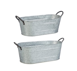 Meilleure vente extérieur intérieur galvanisé jardin surélevé jardinières grandes boîtes en métal 2 pièces surélevées jardinière ensemble Carton - Product Image 6