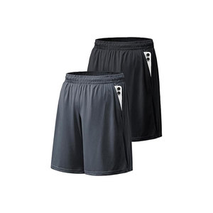 Shorts Deportivos para Hombre al por Mayor, Ecológicos, de Secado Rápido, Transpirables, de Cintura Alta, de Algodón/Poliéster, para Gimnasio y Fitness, Servicio OEM - Product Image 3