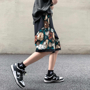 STITCHMODE Custom Men's Vintage Distressed Acid Wash Shorts 100% Algodón Ropa de calle de alta calidad Estilo informal Diseño impreso - Product Image 5