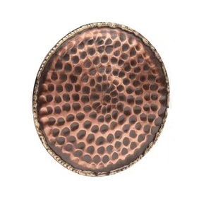 Posavasos martillado de acero inoxidable con soporte Juego de posavasos de vidrio de forma redonda de diseño más nuevo para los más vendidos - Product Image 6