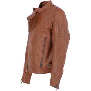 Diseño superior 100% Chaqueta de invierno de manga larga con cuello levantado de cuero de alta calidad para hombre Diseño personalizado disponible a un precio razonable - Product Image 2
