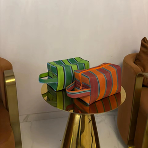 Nylon Recycled Custom Pattern Polypropylene Plastic Cosmetic Toiletry Pouch Fashion Zipper Makeup <b>Bag</b> for Women New Luxury - Product Image 6