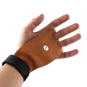 Guantes de Piel Duraderos, Transpirables y Ligeros para Levantamiento de Pesas, para Gimnasio y Uso con Barra, Agarre Antideslizante - Product Image 5