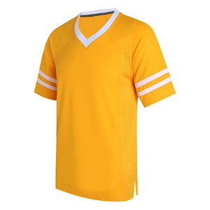 Camisetas de fútbol americano cortas de gran tamaño con logotipo personalizado para hombre de tela de alta calidad al por mayor - Product Image 1