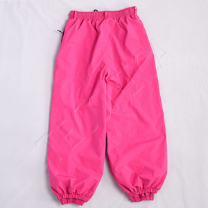 Pantalon de ski snowboard unisexe Design personnalisé imperméable OEM en nylon oversize Streetwear fermeture à glissière coupe-vent caractéristique imprimée - Product Image 3