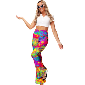 กางเกงเลกกิ้งเอวสูงเอวสูงระบายอากาศได้สำหรับผู้หญิงกางเกงเลกกิ้งรัดรูปขายาว - Product Image 1