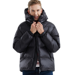 Veste matelassée pour homme à col montant, personnalisable avec logo, en toile, coupe-vent, écologique, grande taille, haute qualité à bas prix - Product Image 6