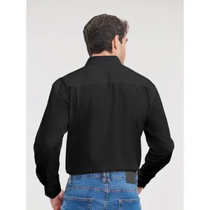 Polo en coton à manches longues pour homme, produit promotionnel de merchandising d'entreprise - Product Image 4