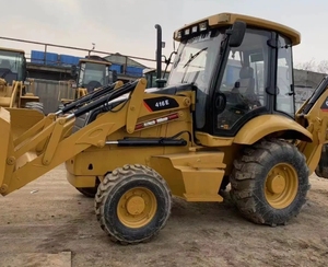 Chargeuse-pelleteuse sur pneus CAT 416E d'occasion Charge nominale de 6 tonnes 2018 Modèle 75KW Composants du noyau de puissance Moteur Pompe à moteur Boîte de vitesses Machinerie - Product Image 2