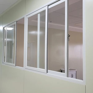 Ezong Wandopening 1180*1000Mm 5Mm Thk Enkellaags Gehard Glazen Openslaande Raam Met Aluminium Frame Voor 50Mm Handwerkpaneel - Product Image 5