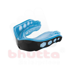 Protège-dents personnalisable pour jeunes et adultes pour le football, le hockey, la boxe, le grappling, les arts martiaux - Équipement de protection souple en caoutchouc avec sac inclus - Product Image 2
