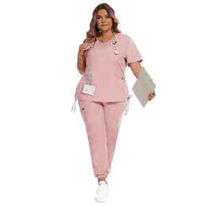 Venta al por mayor de uniformes médicos de talla grande uniformes de hospital suaves Jogger enfermera uniformes de enfermería uniformes médicos conjuntos de uniformes - Product Image 5