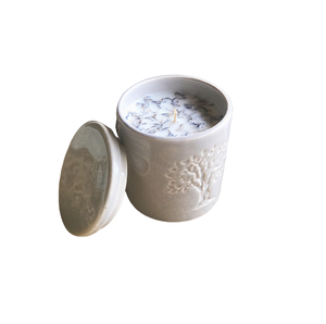 Vela de cerámica de lujo para decoración del hogar, jarra nórdica Popular de calidad fresca para fiesta de boda y Festival - Product Image 1