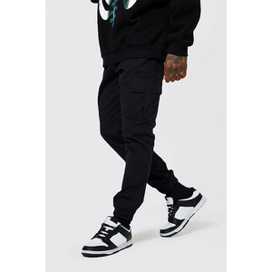 กางเกงคาร์โก้สำหรับผู้ชายกางเกงคาร์โก้ผ้าฝ้ายฟอก100% แบบลำลองใหม่ - Product Image 1