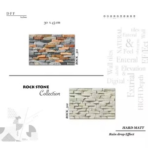 Sky <b>Stone</b> 3D Satin Matt 18x12 Embossed 3.5mm High Depth 10mm Thickness Elevation 300x450mm Digital Ceramic 30x45 CM Wall Tiles - Product Image 6