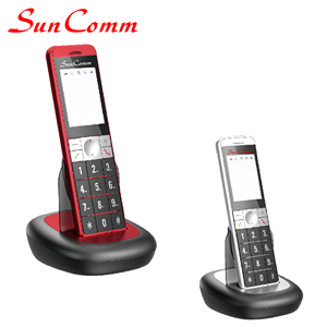 Teléfono inalámbrico digital DECT con función de remarcación de identificador de llamadas de modo dual, 1 año de garantía, 1 año - Product Image 2