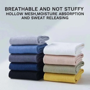 Calcetines deportivos transpirables de algodón orgánico para hombre, calcetines deportivos informales negros atléticos, novedad de primavera y verano para hombre de talla grande - Product Image 4