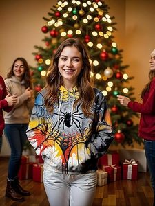 Sweat à capuche personnalisé de haute qualité impression par sublimation hommes hiver pull à capuche grandes poches 100% coton conçu pour les hommes - Product Image 2