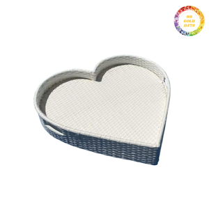 Bandeja flotante de primera calidad: hermoso diseño de ratán para servir, organizar y exhibir a un costo asequible - Product Image 2