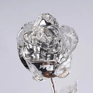 Rosas doradas preservadas elegantes-Material metálico Día del Padre y decoración del hogar de Halloween Empaquetado OEM disponible - Product Image 1