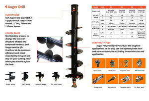 Baggerlader Hydraulischer Erdbohrer mit Motor, Getriebe und Lager, Hochdrehmoment 205 bar - Product Image 4