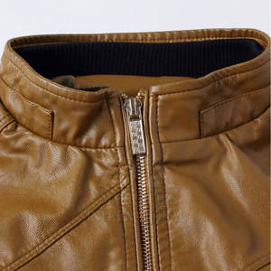 แจ็กเก็ตหนังแท้สำหรับผู้ชายเสื้อแจ็กเก็ตแฟชั่นหนังแท้100% ฤดูหนาวออกแบบได้ตามต้องการ - Product Image 3