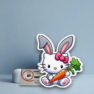 Pestañas Magnéticas Personalizadas de Alta Calidad con Diseño de Conejo de Hello Kitty, Extensión de Pestañas Acrílicas con Forma de Corazón, Flor, Cuadrado, Diamante, Rectángulo y Círculo - Product Image 2