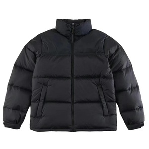 Doudounes respirantes en duvet d'oie avec logo personnalisé pour hommes, avec un tissu en toile brillant pour un look soigné, vente en gros et en ligne - Product Image 1