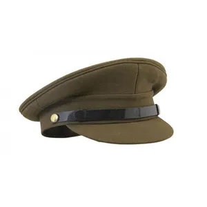 Wholesale OEM Customized Logo Dark Uniform Navy Cap For Hot Sell Cheap Navy Cap Hat Wholesale Transport Conductor Navy Cap Hat