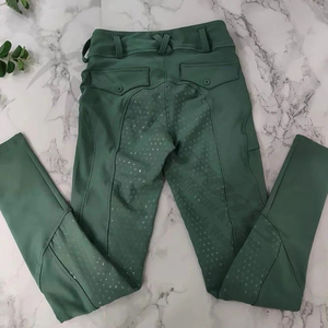 Patrón de silicona personalizado Mujeres Equitación ecuestre Patrón de silicona personalizado Mujeres Pantalones ecuestres Montar a caballo Leggings - Product Image 2